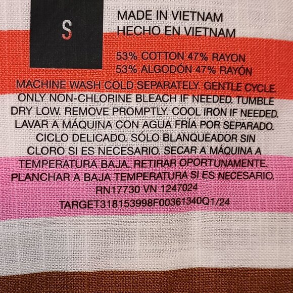 NEW Target Pride Collection Rainbow Button Down UNISEX - Picture 5 of 9